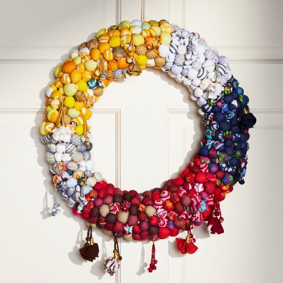 Anthropologie Other - Anthropologie Baubled Upcycled Wreath